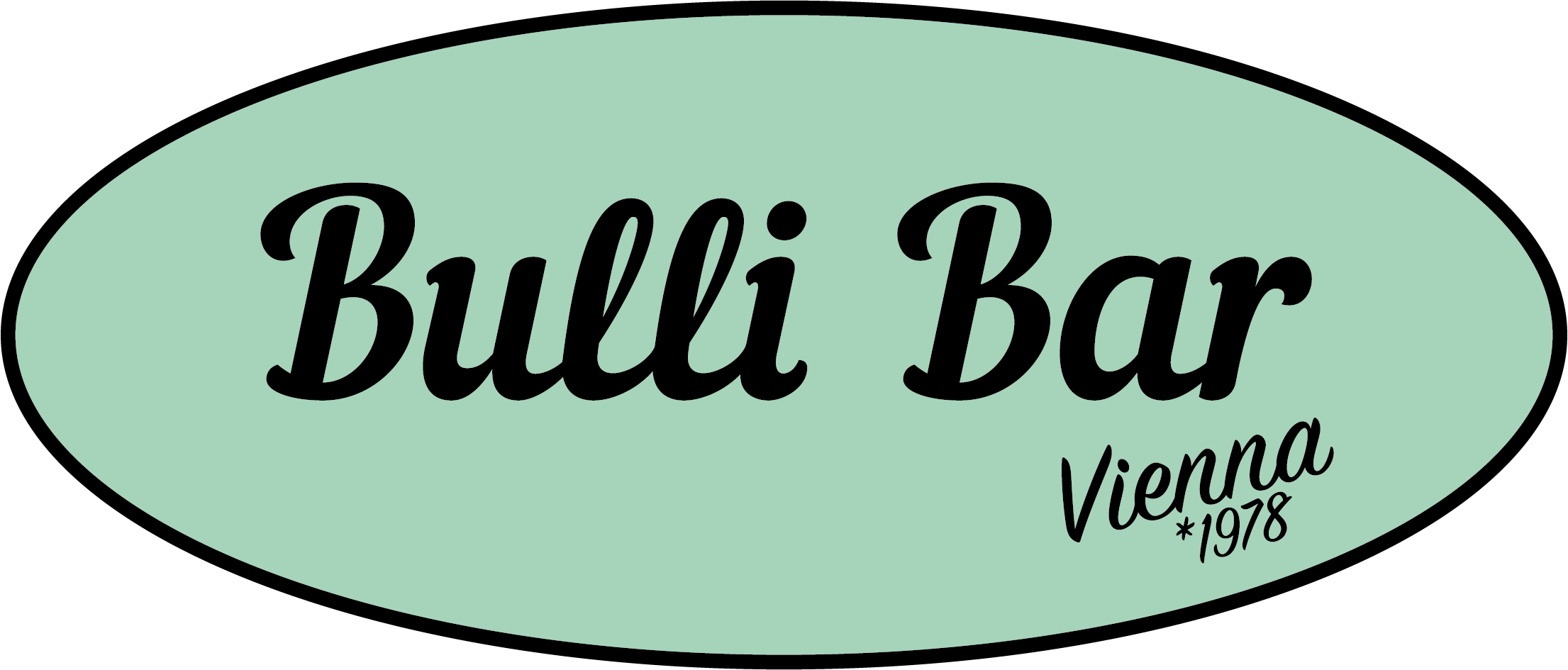 Bulli Bar Vienna Logo A4 tuerkis print